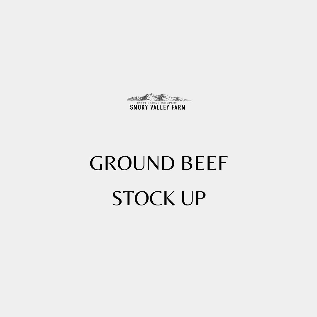 Ground Beef Stock Up