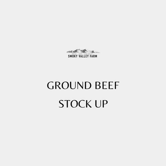 Ground Beef Stock Up